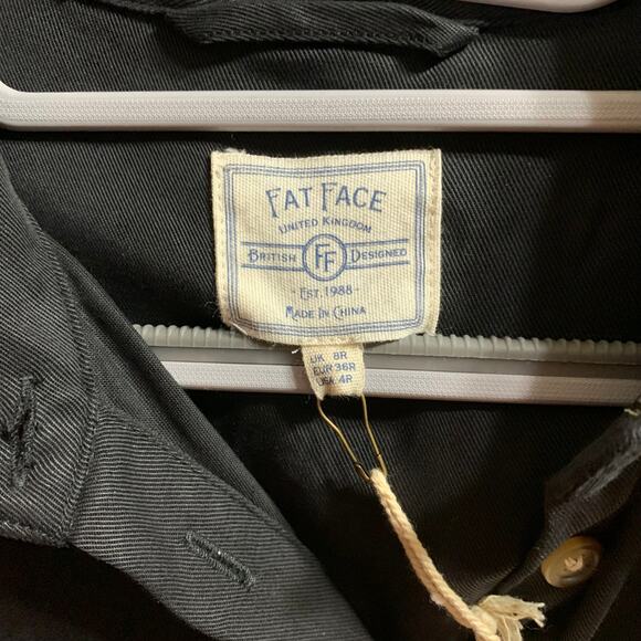 FAT FACE Black Tencel HARPER Shirt Dress  Sz 4 NWT - Picture 10 of 14